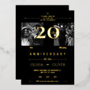 Search for 20th wedding anniversary invitations Then and now