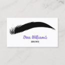 Search for eyebrow business cards Beauty
