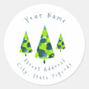 Search for modern dots return address labels Green