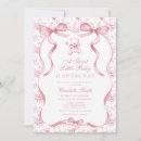 Search for pink toile invitations Elegant