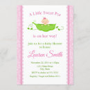 Search for sweet pea baby shower invitations Pink