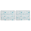 Search for love pillowcases Blue