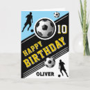 Search for football player birthday cards Soccer fan