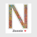 Search for alphabet n stickers Cute