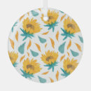 Search for sunflowers christmas tree decorations Watercolor