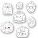 Search for cute cartoon pumpkin stickers Fall