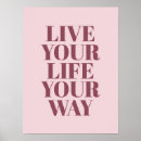 Search for quotes to live by posters Modern