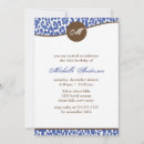 Search for blue leopard invitations Modern