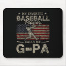 Search for childrens baseball mousepads Dad