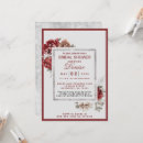 Search for burgundy and silver invitations Watercolor flowers