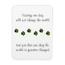 Search for rescue dogs rectangular magnets Save