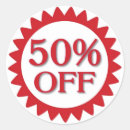 Search for 50 off stickers Percent
