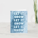 Search for let it snow cards Winter