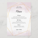 Search for blush pink wedding menus Typography