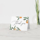 Search for citrus thank you cards Floral