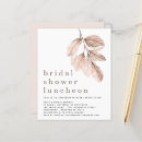 Search for leaves bridal shower invitations Typography