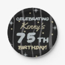 Search for 75th birthday paper plates Age