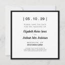 Search for and white save Typography