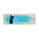 Search for funny cat return address labels Whimsical