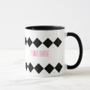 Search for argyle mugs Black and white