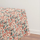 Search for modern christmas tablecloths Botanical