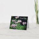 Search for purple flowers thank you cards Nature