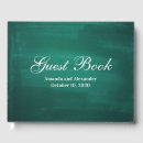 Search for emerald green guest books Simple