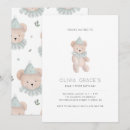 Search for bear birthday invitations Gender neutral