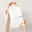 Search for fall leaves wedding invitations Woodland