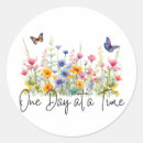 Search for one day at a time stickers Sobriety