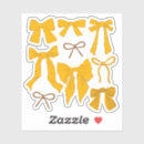Search for yellow bow stickers Girly