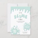 Search for slime party invitations For kids
