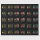 Search for 1960s christmas wrapping paper Santa