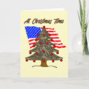 Search for american flag christmas cards Military
