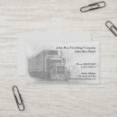 Search for semi truck business cards Trucking