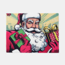 Search for retro christmas doormats Santa