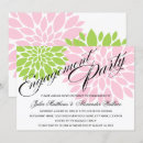 Search for floral engagement party invitations Flower