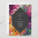 Search for multicolor invitations Elegant