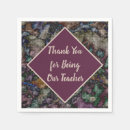 Search for teacher appreciation napkins Classroom