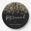 Search for gold glitter plates Black