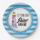 Search for lighthouse paper plates Nautical