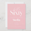 Search for white 60th birthday invitations Simple