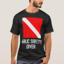 Search for rescue diver tshirts Ocean