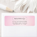 Search for thin return address labels Pink