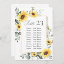 Search for eucalyptus wedding seating charts Sunflower