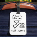 Search for doctor luggage tags Stethoscope