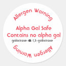 Search for allergy labels Allergen warning