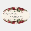 Search for oval vintage stickers Red