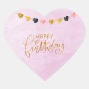 Search for happy birthday banner stickers Watercolor