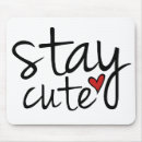 Search for stay mousepads Typography